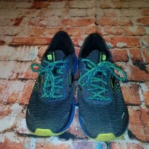 Brooks Ghost Men's Size 10.5 Running Shoes - Black and Blue